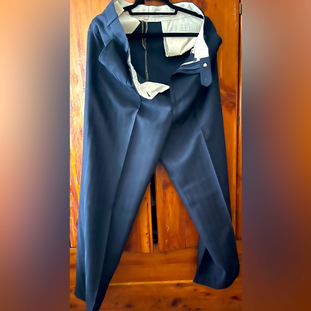 Blue mens slacks 34/36 L/W
